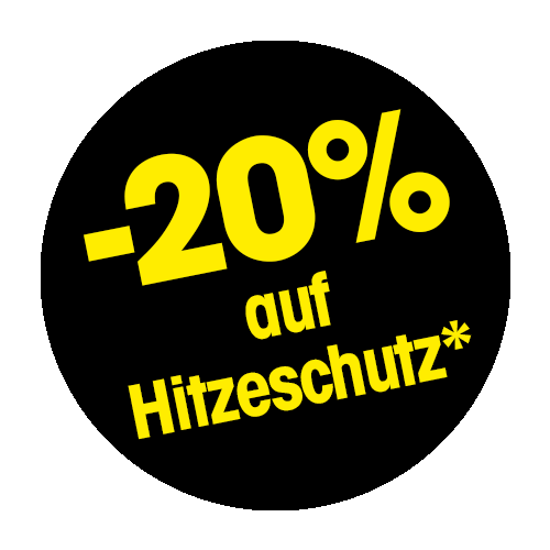 Jetzt -20% auf alle Hitzeschutzprodukte sichern!