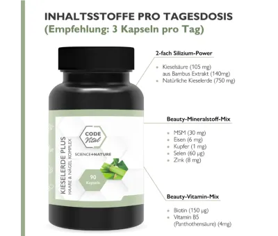 Code Vital Kieselerde Plus - Haare & Nägel Komplex