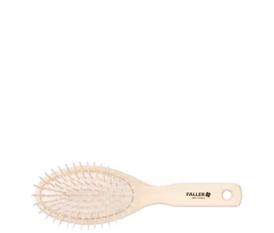 Faller Pneumassagebürste oval, Bürstenkörper und Stifte aus Buchenholz, 9 reihig