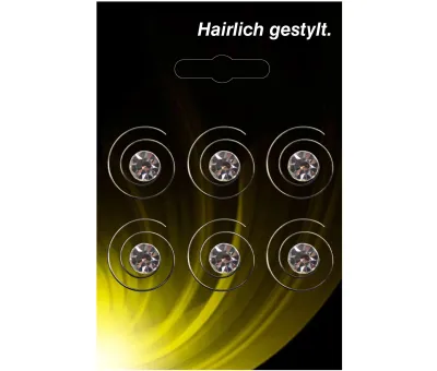 Hairlich gestylt Curlies Strass groß