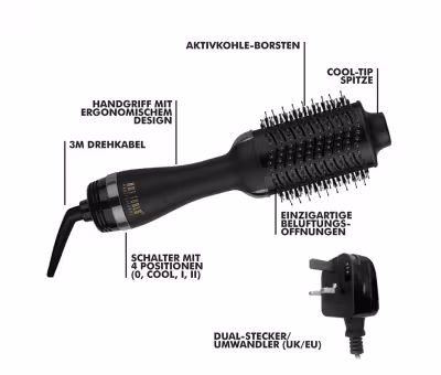 Hot Tools Prof. Black Gold Volumiser Bürste