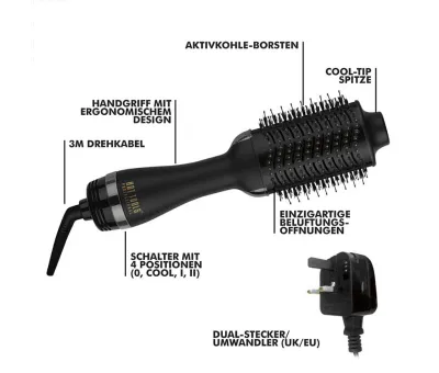 Hot Tools Prof. Black Gold Volumiser Bürste