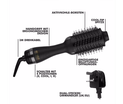 Hot Tools Prof. Black Gold Volumiser Bürste