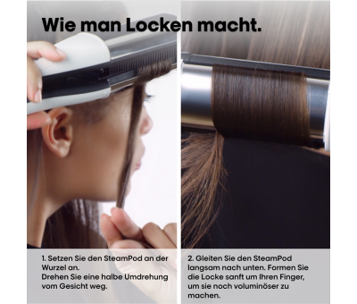 L'Oréal Pro Steampod Dampfglätteisen 4 All-in-One Stylingtool Glacial Utopia Edition inkl. Glättungsserum