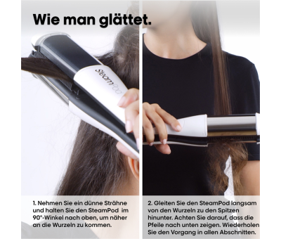L'Oréal Pro Steampod Dampfglätteisen 4 All-in-One Stylingtool Glacial Utopia Edition inkl. Glättungsserum