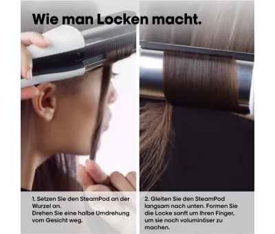 L'Oréal Pro Steampod Dampfglätteisen 4 All-in-One Stylingtool Glacial Utopia Edition inkl. Glättungsserum (19010461) L'Oréal Pro Steampod Dampfglätteisen 4 All-in-One Stylingtool Glacial Utopia Edition inkl. Glättungsserum