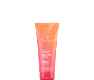 Schwarzkopf Bonacure Sun Protect 3-in-1 Scalp, Hair & Body Cleanse Coconut