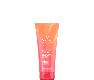 Schwarzkopf Bonacure Sun Protect 3-in-1 Scalp, Hair & Body Cleanse Coconut