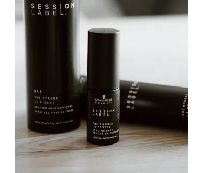 Schwarzkopf Session Label. The Powder Stylingpuder