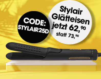 Stylair-Glätteisen-Aktion