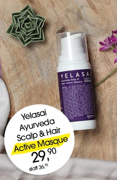 Yelasai Ayurveda Scalp & Hair Active Masque Aktion